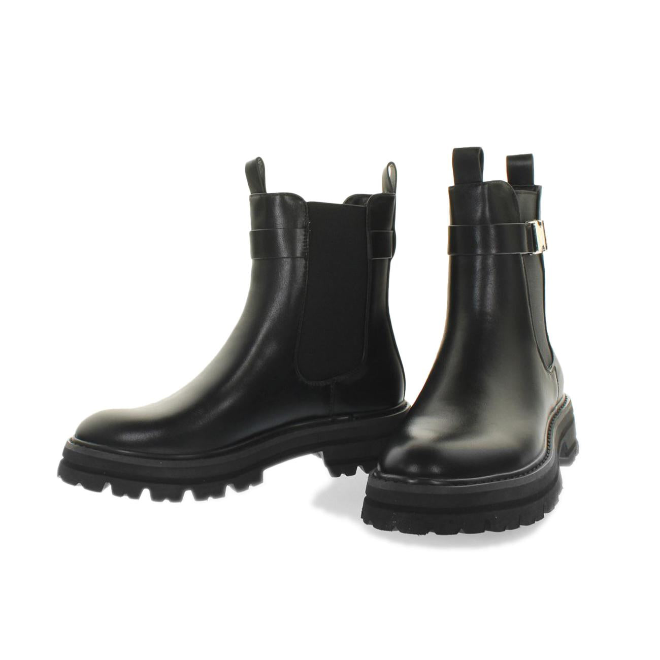 Tronchetti Con Elastico Donna Nero 8238 NERO KHARISMA 