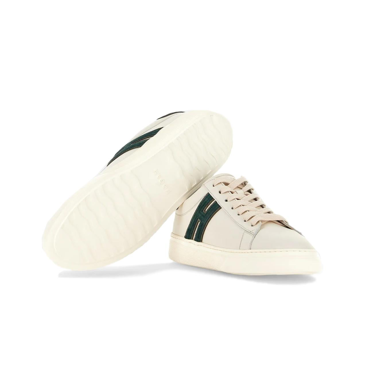 Sneakers H365 Uomo Avorio Verde HXM3650J310SA664G8 AVORIO/VERDE HOGAN 