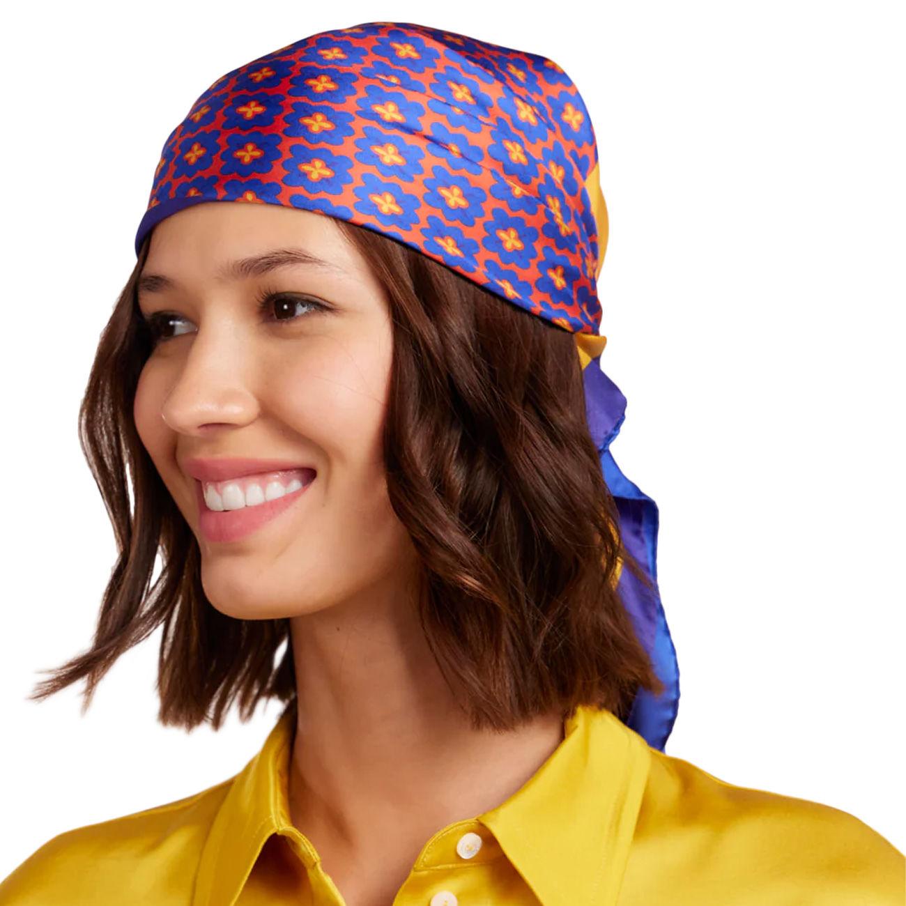 LEWIS FOULARD INES DE LA FRESSANGE 10AC021SE425 F010 MENTON RED INES DE LA FRESSANGE 