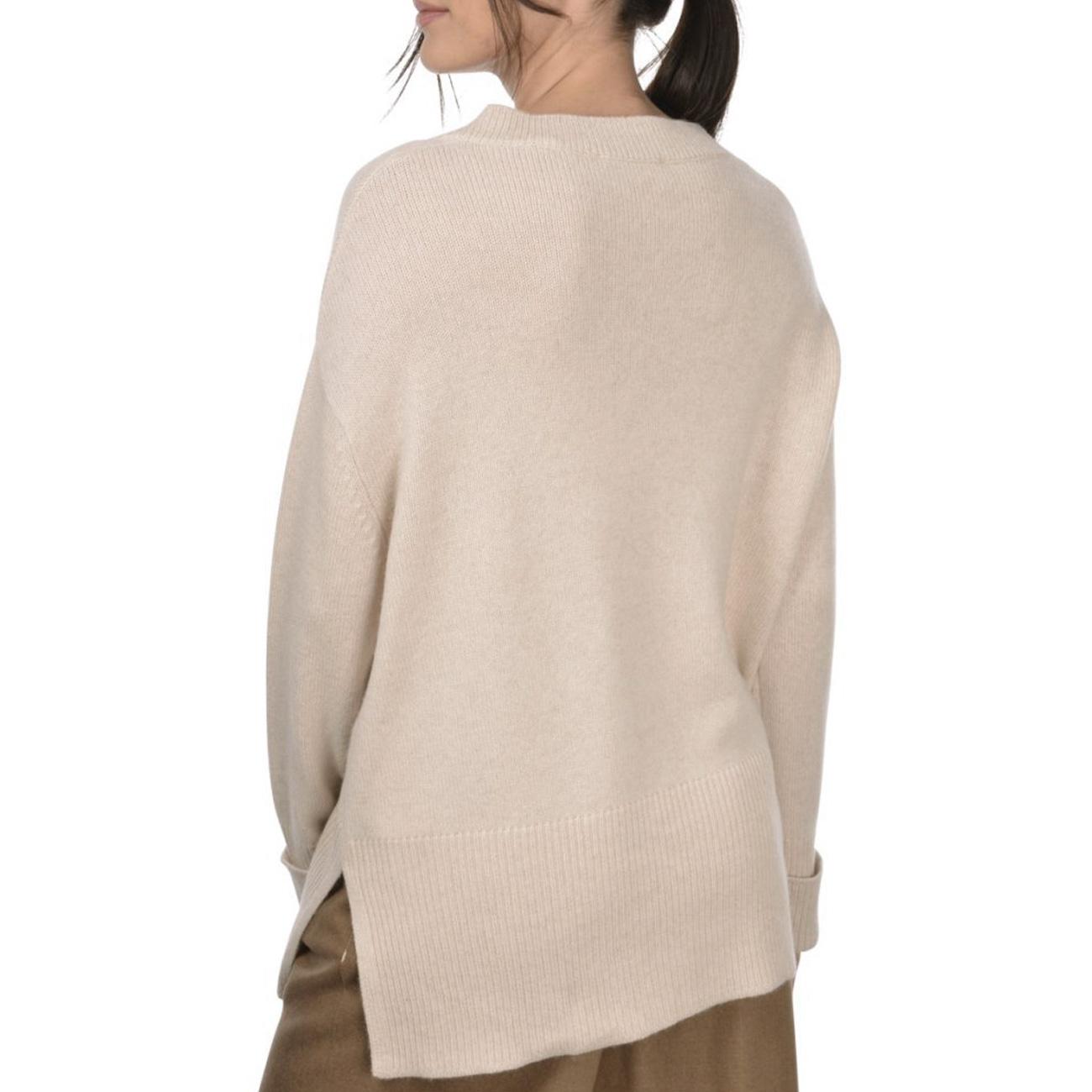 Maglia Misto Lana Donna Beige 23254/12877 113 BEIGE GRAN SASSO 