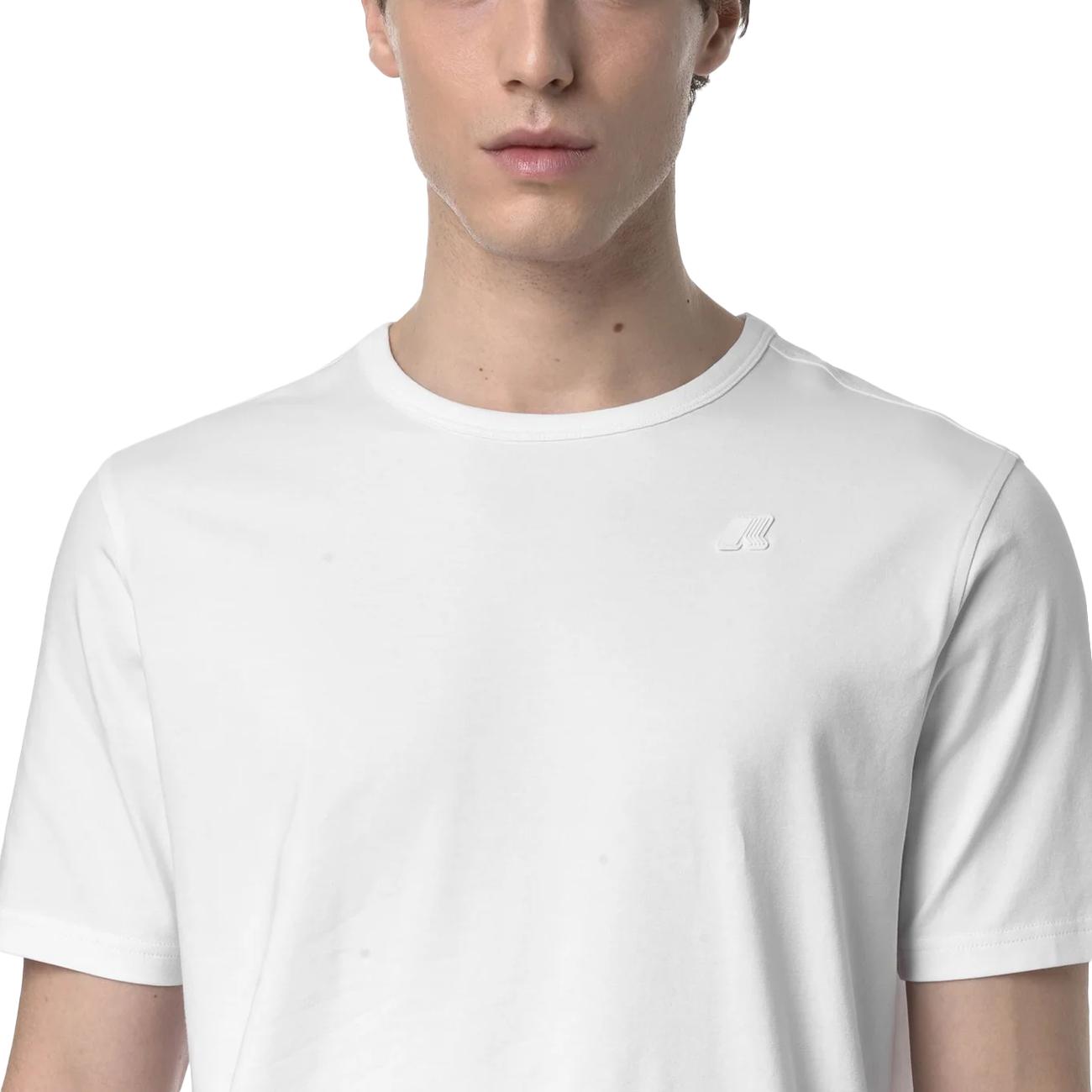T-Shirt Adame Light Stretch Jersey K71349W 001 WHITE K-WAY 