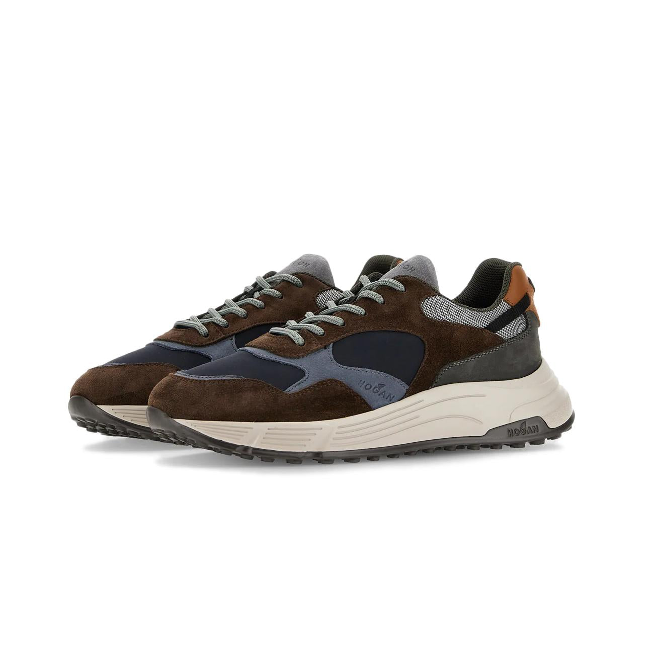 Sneakers Hyperlight Uomo Marrone Blu Grigio HXM5630DM90SBQ816S MARRONE/BLU/GRIGIO HOGAN 