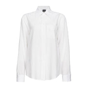 Camicia Corea A Righe Donna Bianco Nero 103708/A273 ZZ1 BIANCO/NERO PINKO 