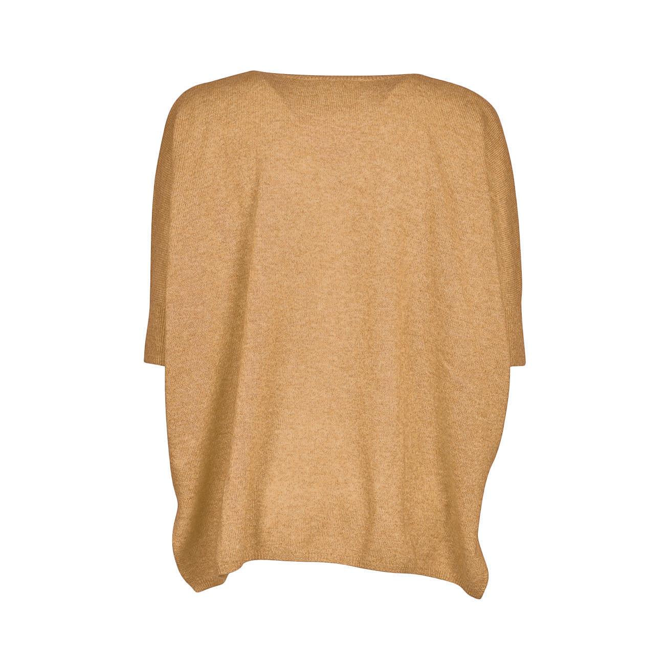 Pull Kate Con Scollo A V Donna Cammello AC102010C CAMMELLO ABSOLUT CASHMERE 