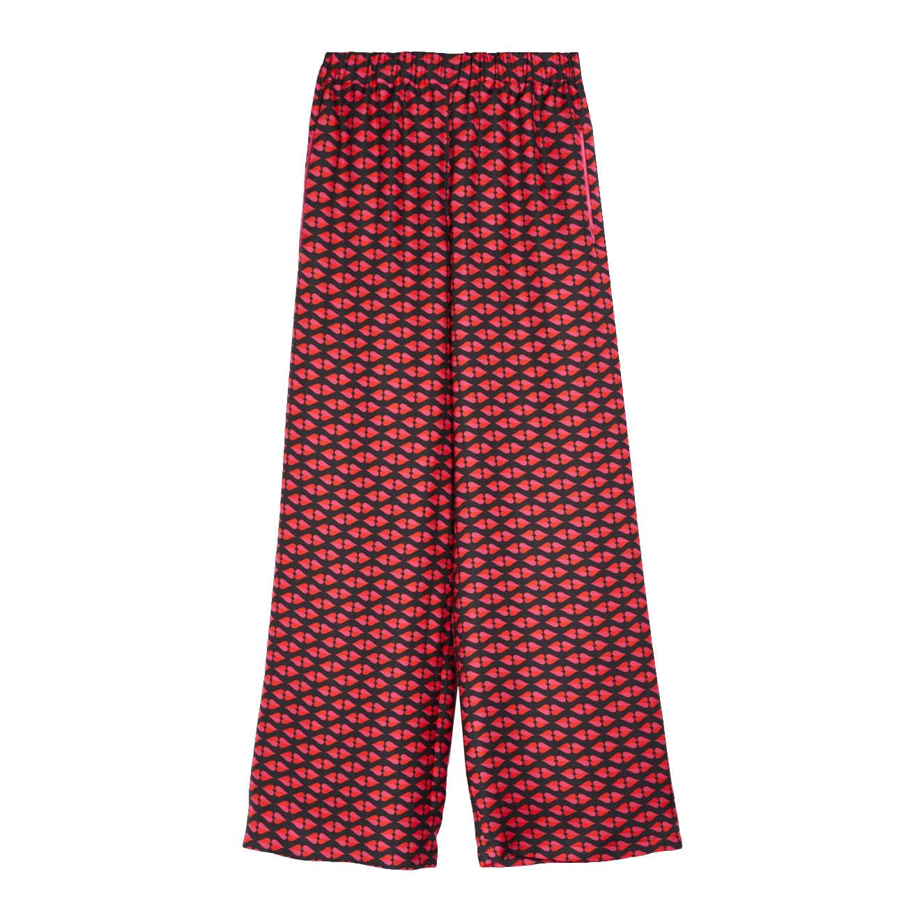 Pantalone Acciuga Donna Cuori ACCIUGA 2351311731600 001 DIS.CUORI MAX MARA WEEKEND 