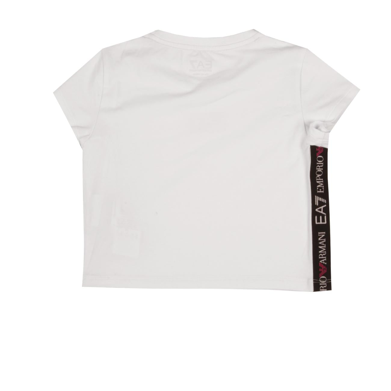 T-SHIRT BIMBA C/LOGO EA7 3LFT13FJDLZ 1100WHITE EA7 
