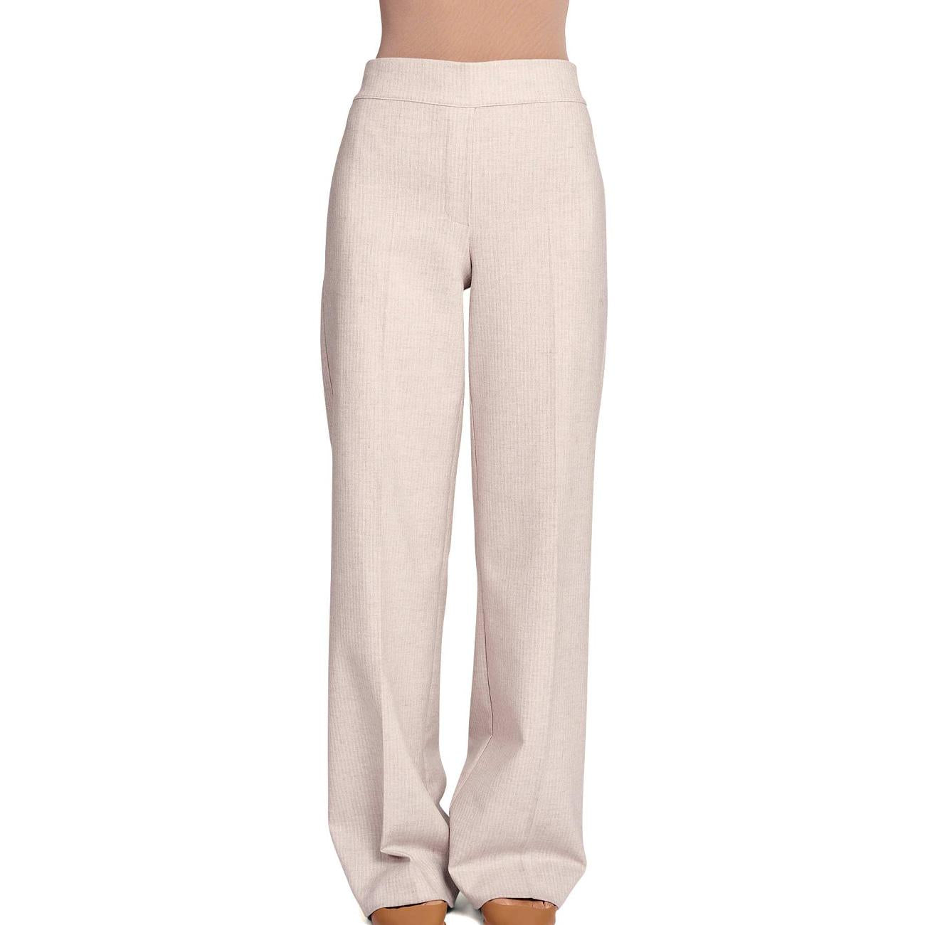 Pantalone Microgessato Donna Calce 57844 10CAL-CALCE D.EXTERIOR 