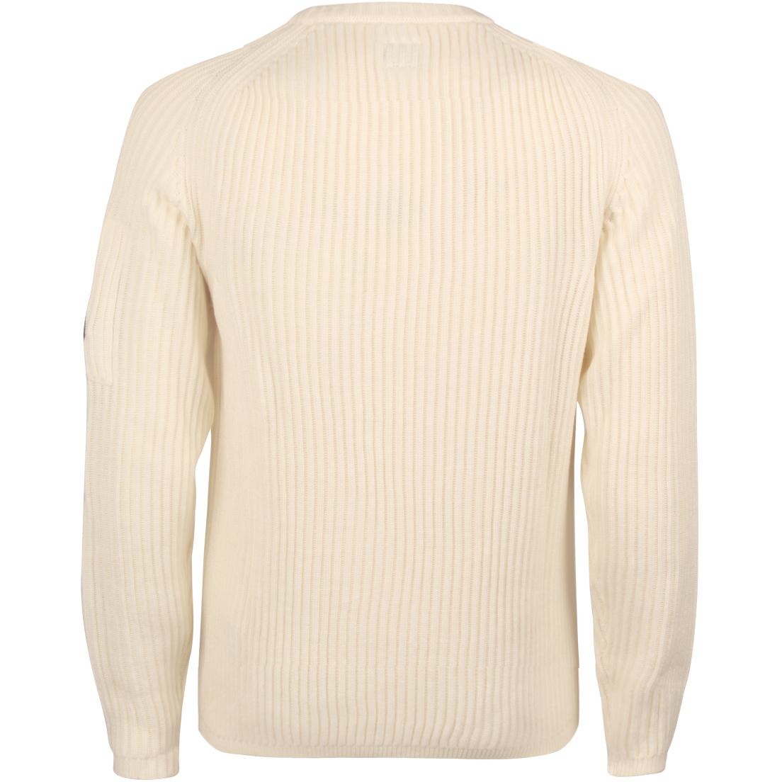 PULL. U. GC A COSTINE C/TASCHINO SULLA MANICA C/LENTE C.P. COMPANY 13CMKN204A/005292A 103 GAUZE WHITE C.P. COMPANY 