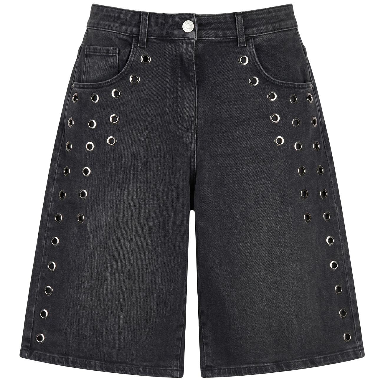 Bermuda In Denim Con Vele BMKD13103 NERO AKEP 