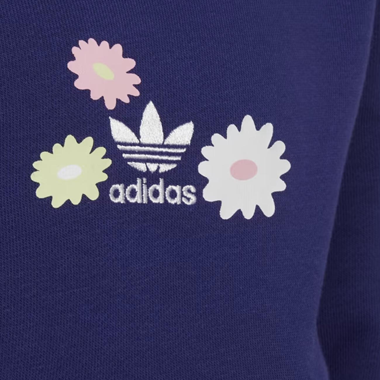 Tuta Flower Print Bimba Legacy Indigo HC4601 LEGACYINDIGO ADIDAS 