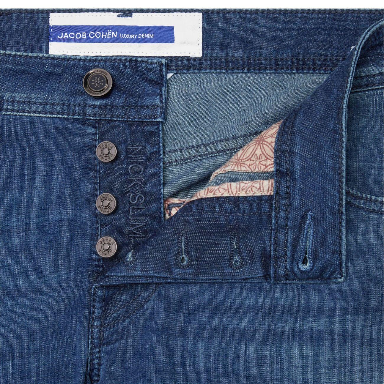 Jeans Nick Slim Fit Uomo Blu Scuro JUMQUE007058S3735V1 100D DARK BLUE JACOB COHEN 