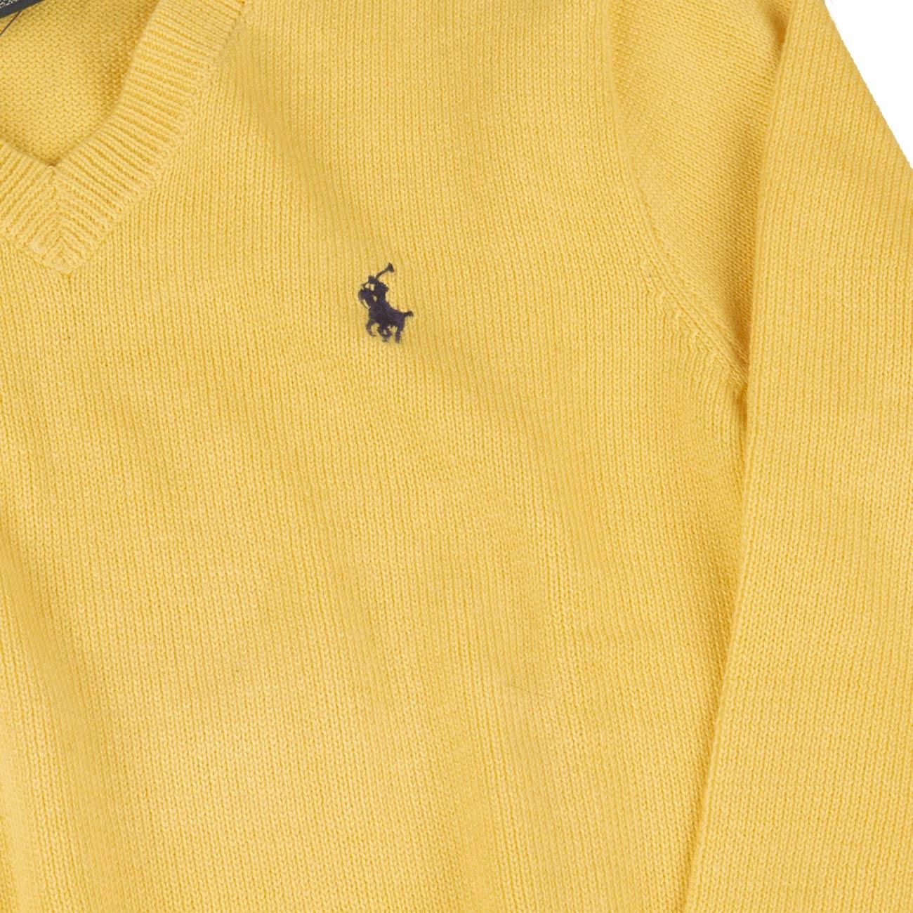 Pull Con Scollo A V Bimbo Fall Yellow B40SSWVN-C2569 A7180 FALL YELLOW POLO RALPH LAUREN 