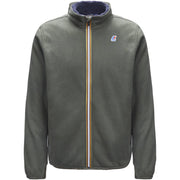 Felpa Pascal Polar Uomo Green Blackish K21181W AF0 GREEN BLACKISH/BLUE DEPHT K-WAY 