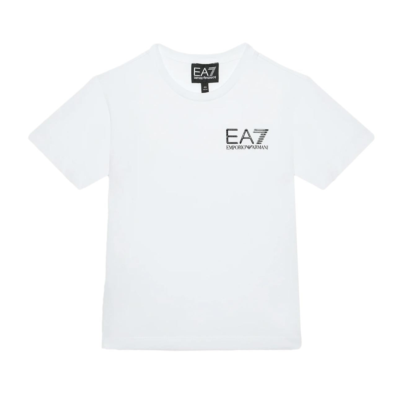 T-Shirt Logo Bimbo Bianco 3LBT51BJ02Z 1100WHITE EA7 