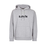 Felpa Relaxed Graphic Uomo Light Grey Melange LEVI/38479/0040 LIGHTGREYMELANGE LEVIS 