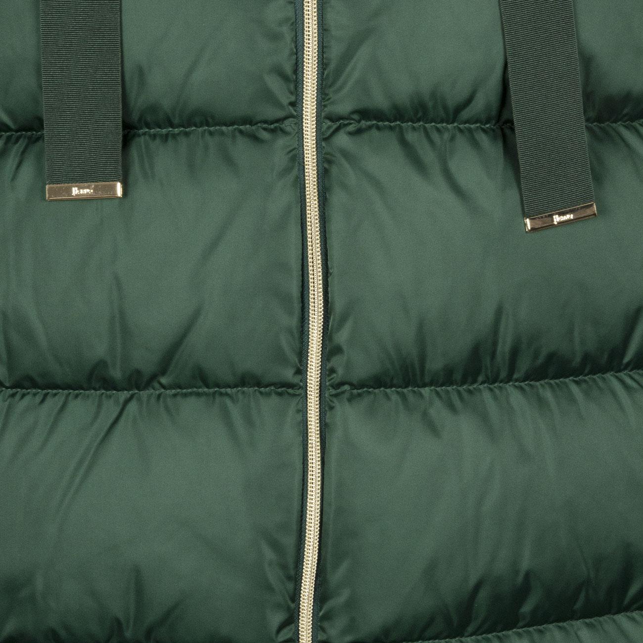 Piumino Svasato Donna Verde Collage PI1304D12170 7970 VERDE COLLAGE HERNO 