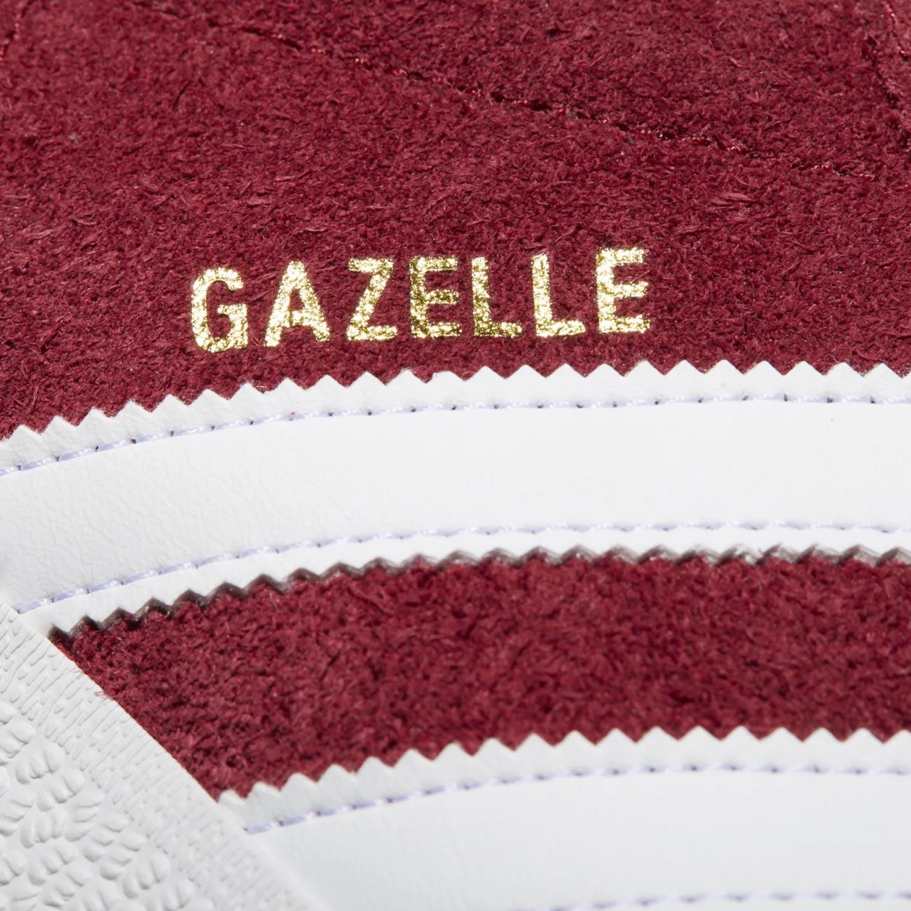 Sneakers Gazelle Unisex Bordeaux White Gold B41645 CBURGU/FTWWHT/GOLDMT ADIDAS 