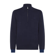 Maglia Strisce Zip Sui Polsini Uomo Blu Navy K43112 07 BLU NAVY SUN68 