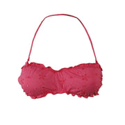 TOP D. LIBRA FROU FROU BANDEAU TOP SAINT BARTH LIBRA 04671D FLOWER EMBROIDERY 23 MC2 SAINT BARTH 