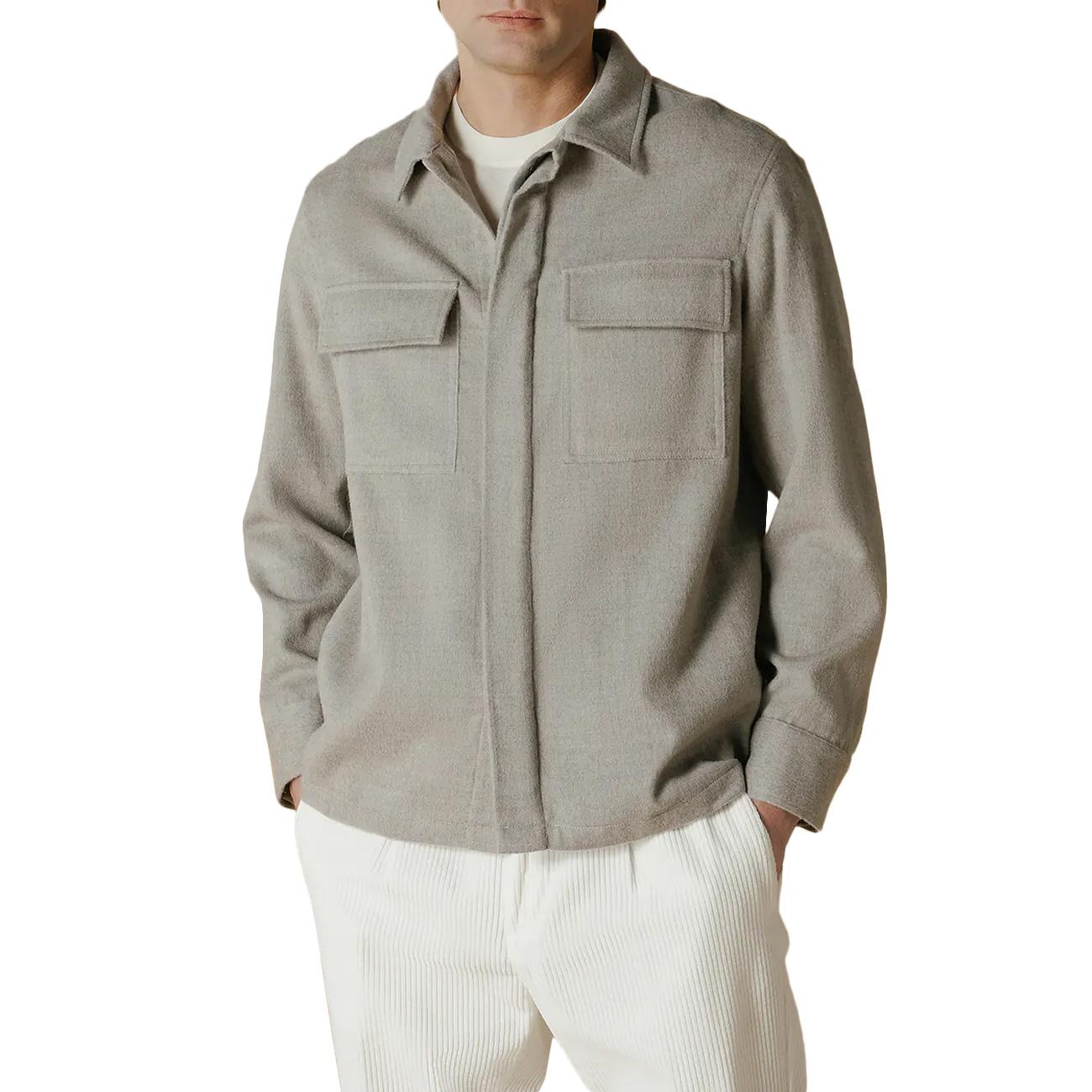 Bruges Overshirt BRUGES 1634 122 BEIGE CRUNA 