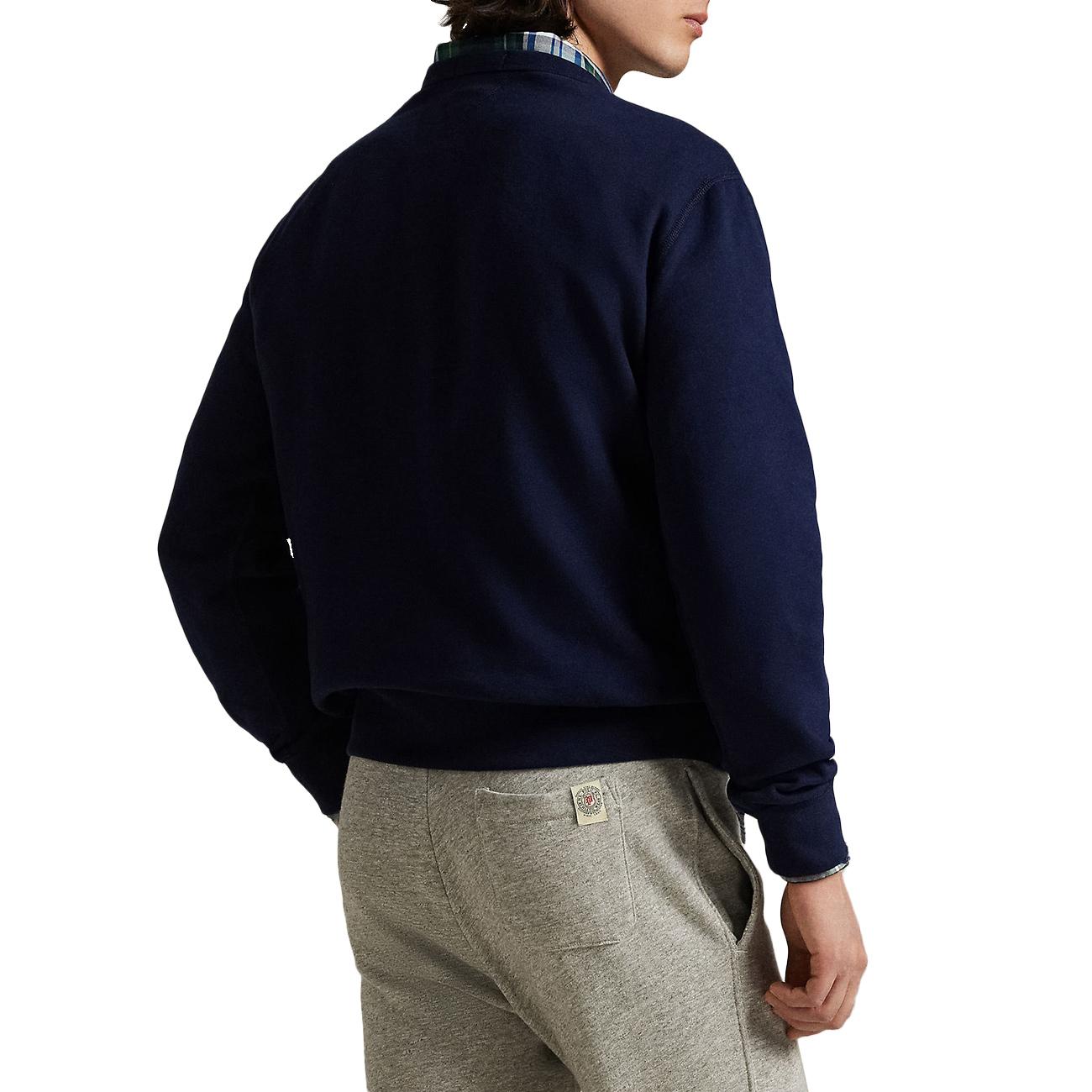 La Felpa In Pile 710766772 003 CRUISE NAVY POLO RALPH LAUREN 