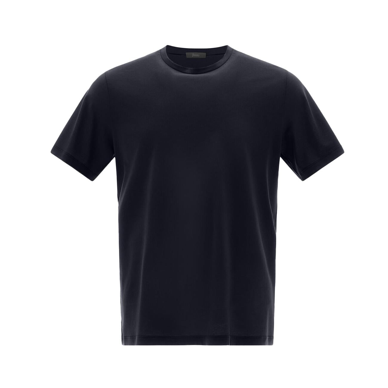 T-Shirt Crepe Uomo Blu JG000166U52005 9200 BLU HERNO 