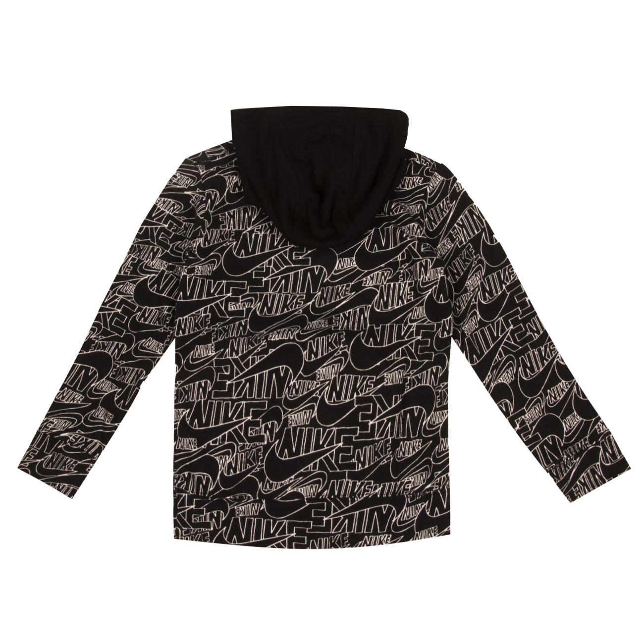 Felpa Logo All Over Bimbo Black NK/86J057 023BLACK NIKE 