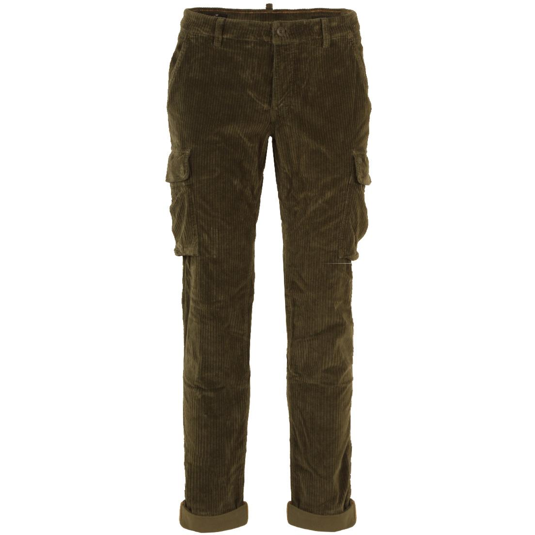 PANTALONE U. CHILE CARGO VELLUTO A COSTE MASON`S 2PN2A2143 VBE033 959 VERDE MASON'S 