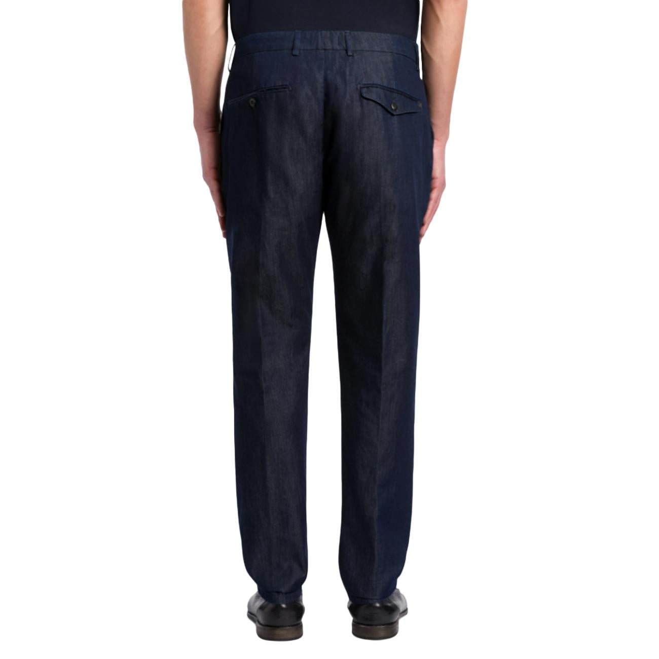 Pantaloni Joe Carrot In Denim Fisso UP615_DF0293U_LT3 800 BLU DONDUP 