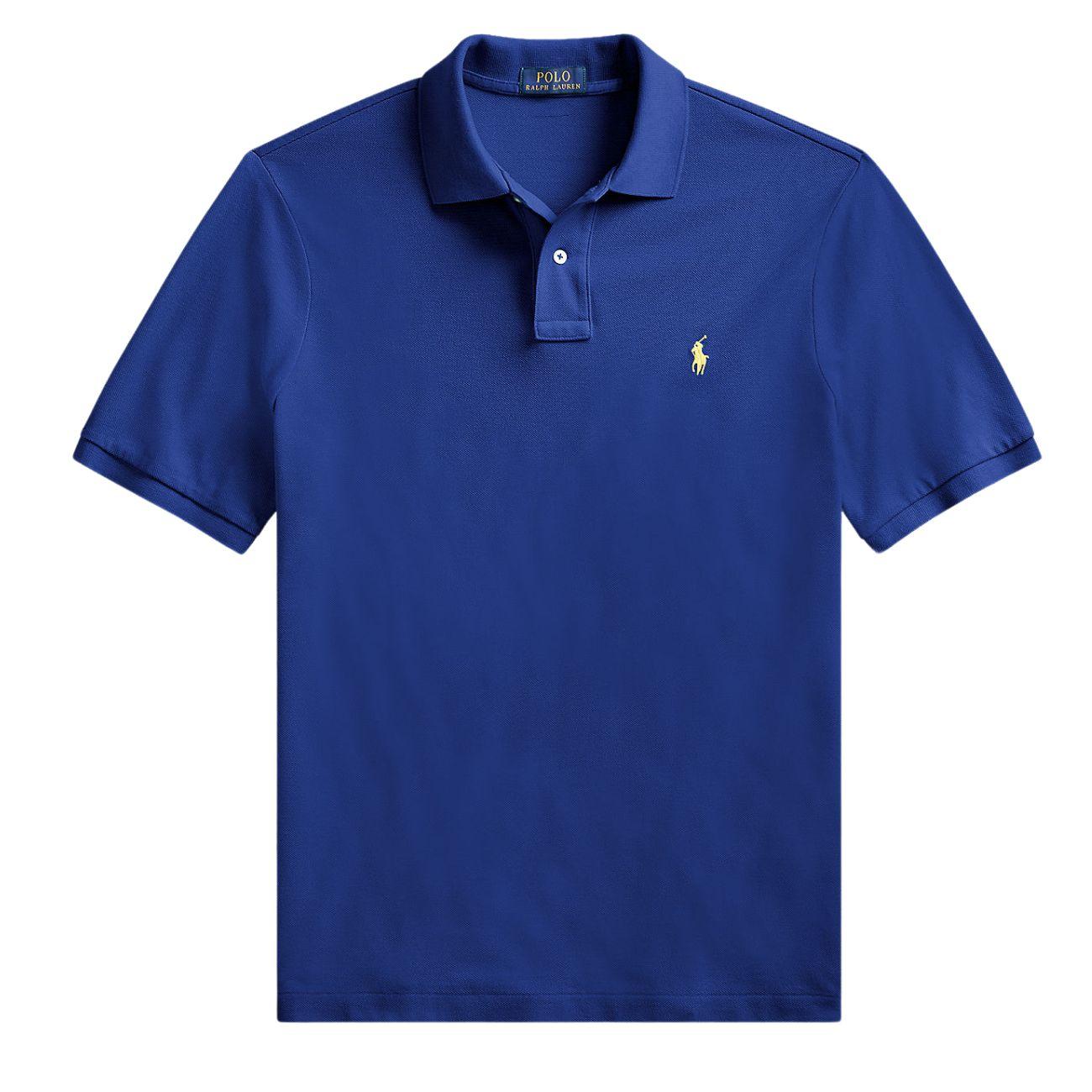 Polo Slim Fit Mesh Uomo Blu Royal 710795080 013 FALL ROYAL/C1229 POLO RALPH LAUREN 