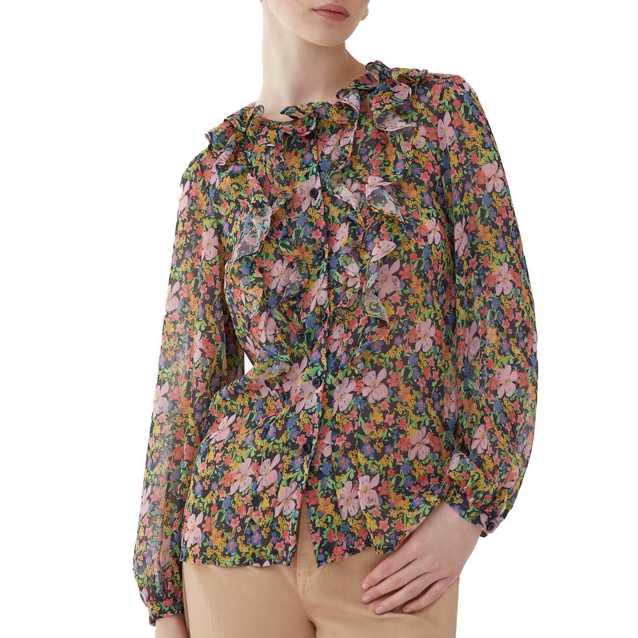 Blusa Iside Donna Fondo Blu ISIDE 2417111241200 003 FONDO BLU IBLUES 