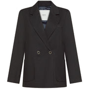 Giacca Lila Doppiopetto Con Spalline Imbottite LILA 2513 900 NERO CRUNA 