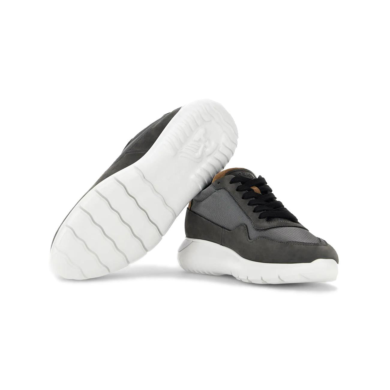 Sneakers Interactive3 Uomo Grigio Giallo Grigio HXM3710AJ15S9I64G1 GRIGIO/ARANCIO/GIALLO HOGAN 