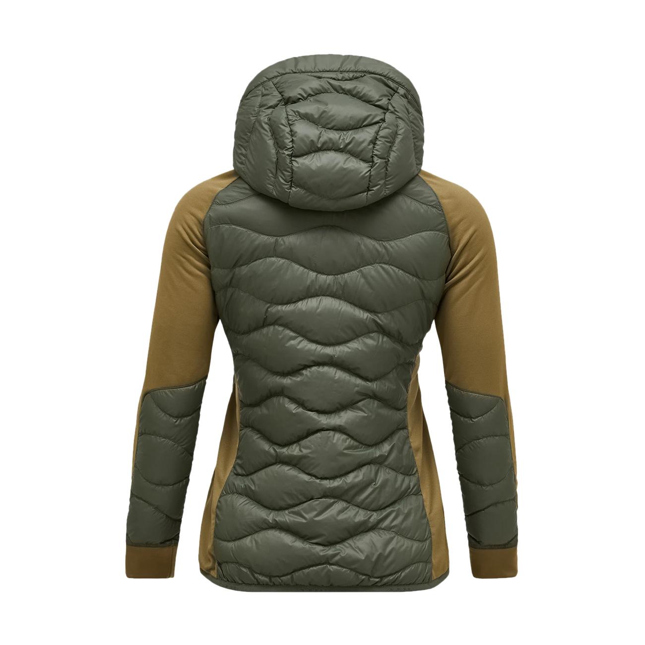 Giacca Helium Down Hybrid Onde Donna Pine Needle Snap Green G79445 030 PINE NEEDLE/SNAP GREEN PEAK PERFORMANCE 