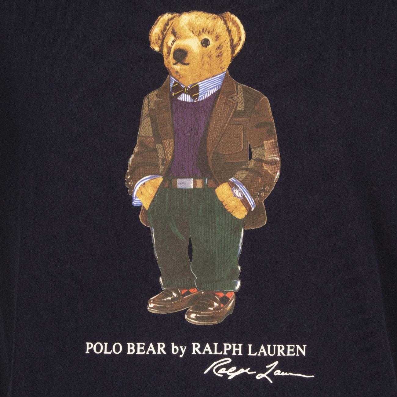 T-Shirt Orsetto Patch Uomo Cruise Navy 710854497 026 CRUISE NAVY HRTG BEAR POLO RALPH LAUREN 