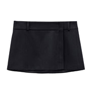 Mini Gonna Lurex EFW250033 NERO ELEH 