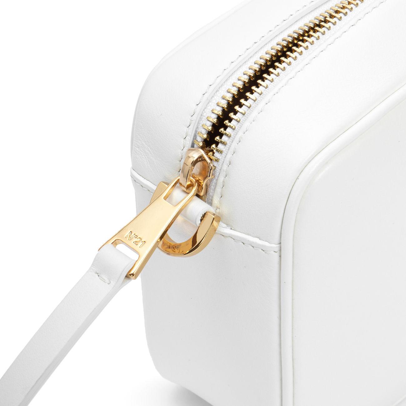 N°21 Borsa Camera Bag In Pelle Donna Bianco N21/22EBP0920TR01 W001WHITE 