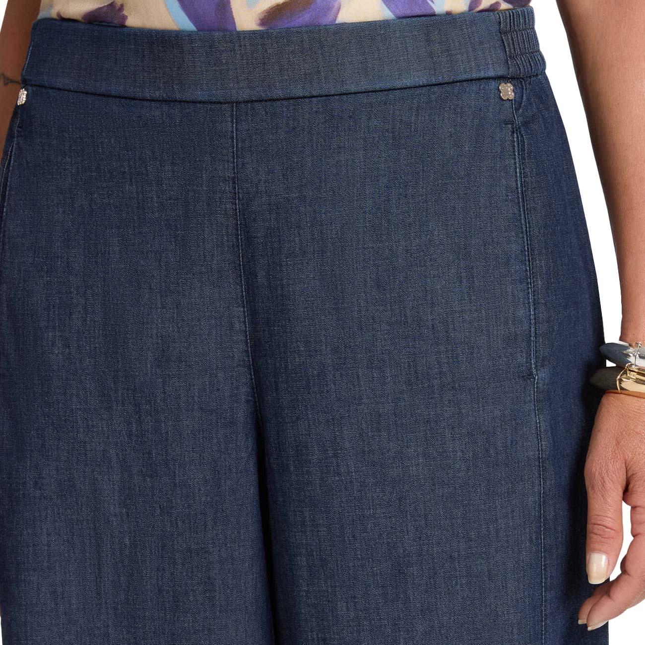 Jeans Regular In Chambray P538P000426N 034 BLU ELENA MIRO' 