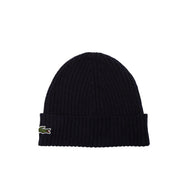 Berretto In Lana A Coste Uomo Blu RB0001 166 BLU LACOSTE 