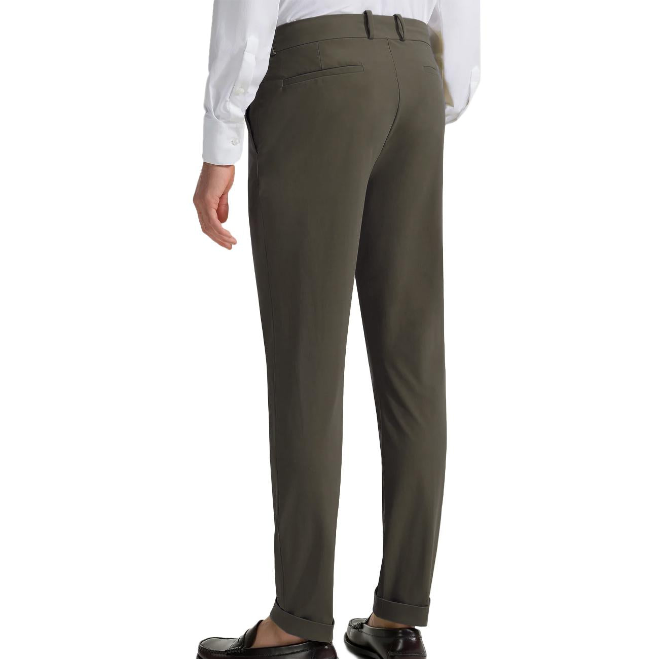 Pantalone Chino Uomo Army 24300 21 VERDE MILITARE RRD 