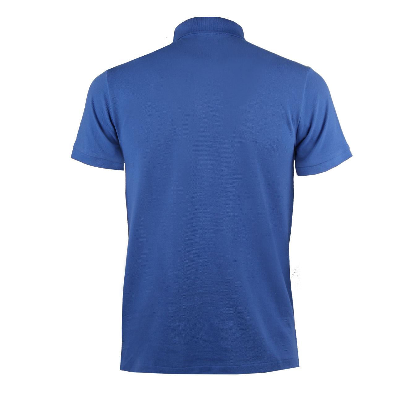 Polo Cotone Piquet Slim Uomo Newirisblue 710795080 014 NEW IRIS BLUE POLO RALPH LAUREN 