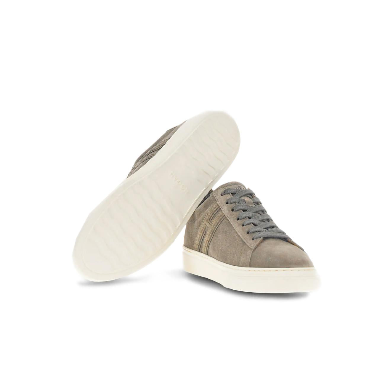 Sneakers H365 Allacciato H Canaletto Uomo Palude HXM3650J310BTMC407 PALUDE HOGAN 