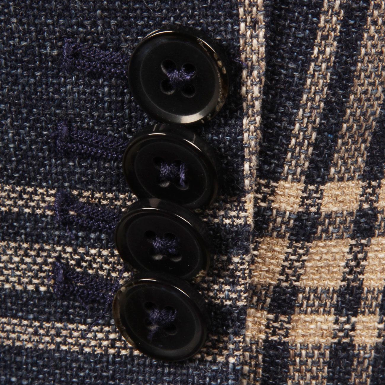 GIACCA U. CHECK LBM 35304/3/2815 BLU/BEIGE SCOZZESE L.B.M.1911. 