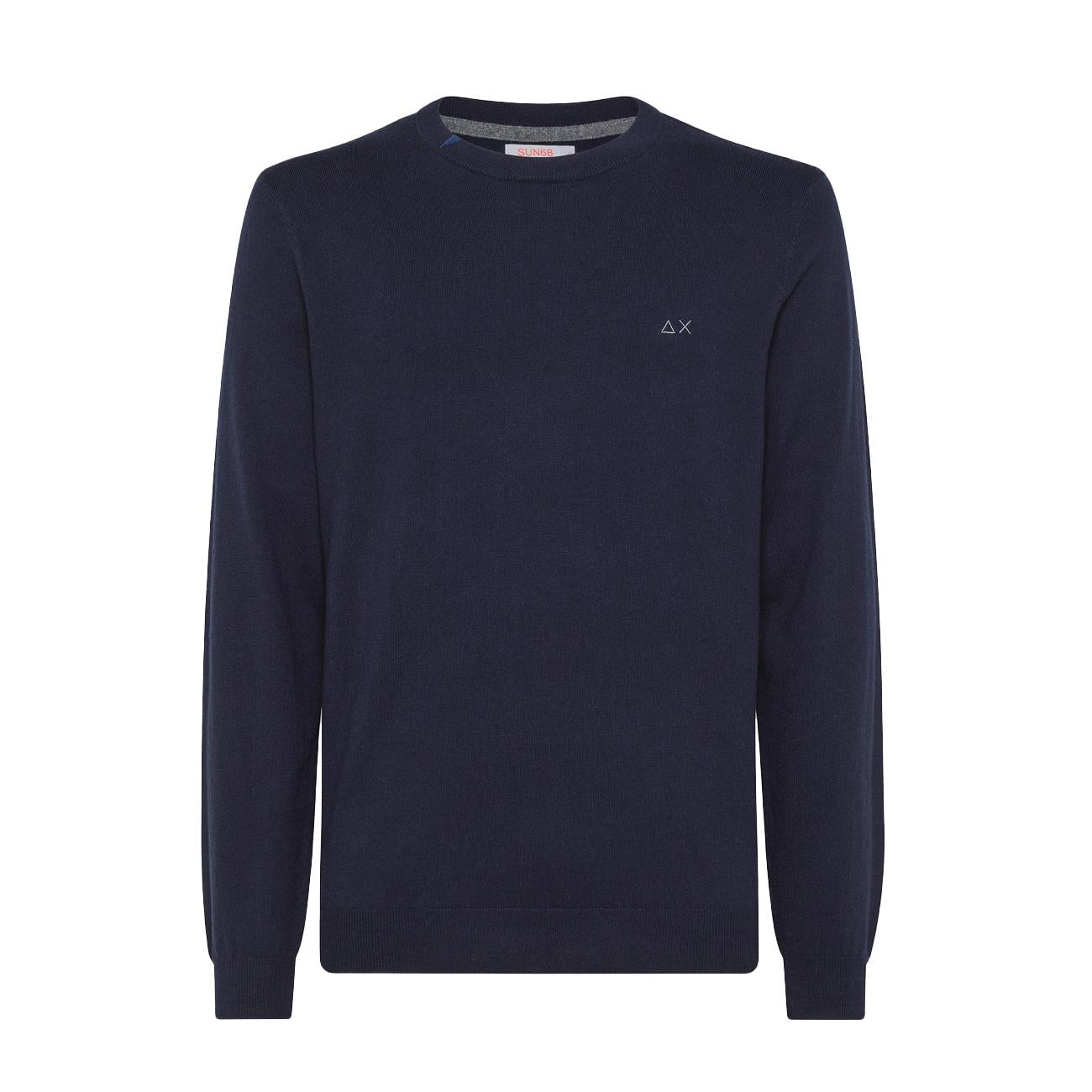 Pull In Lana Uomo Blu Navy K43101 07 BLU NAVY SUN68 