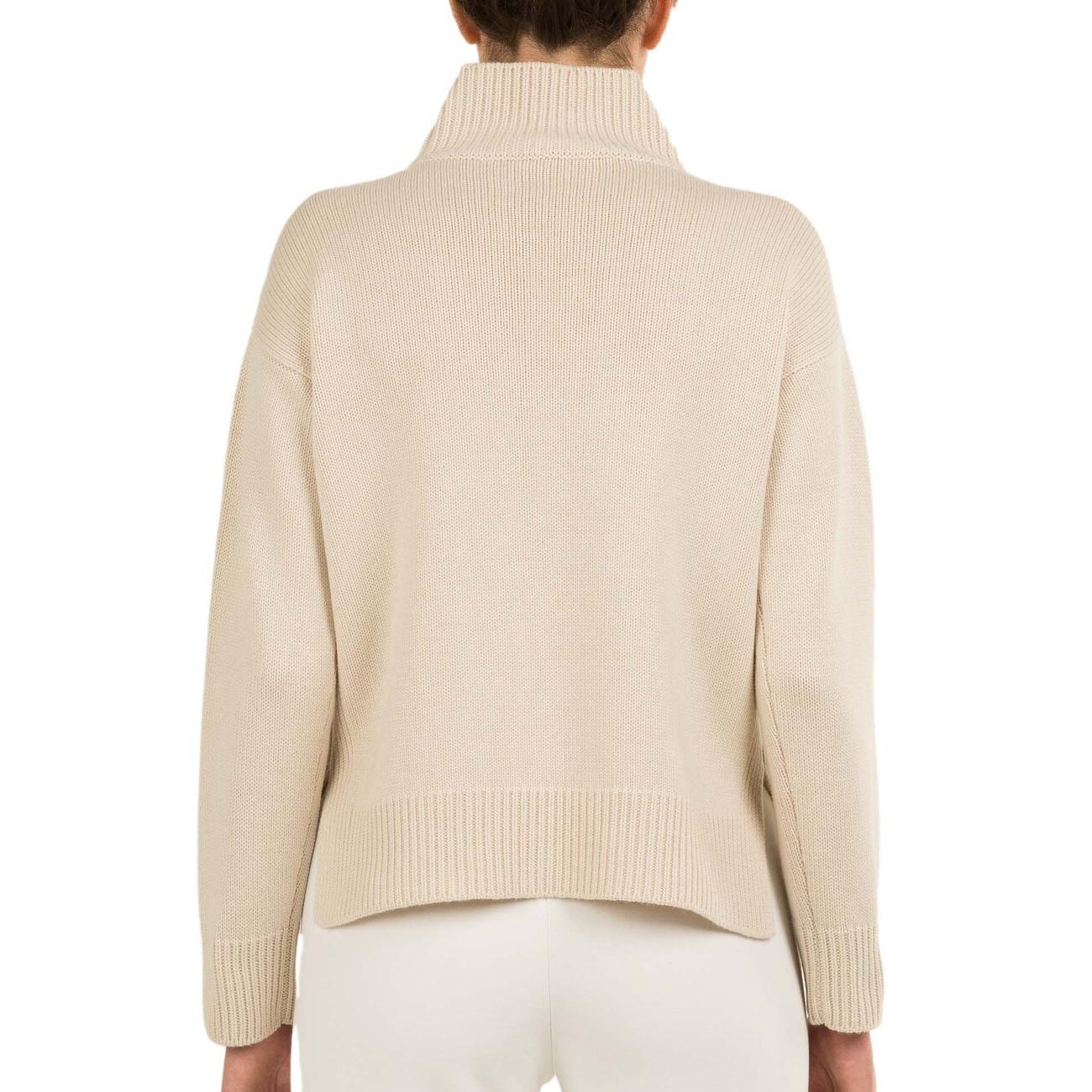 Lupetto In Lana E Cashmere Donna Light Beige 46658 6572 LIGHT BEIGE LE TRICOT PERUGIA 