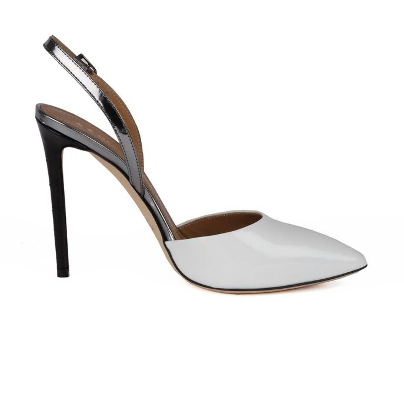 CHANEL D.TACCO ALTO VERNICE MARC ELLIS MARC/MA3004/VERNICE BIANCO MARC ELLIS 