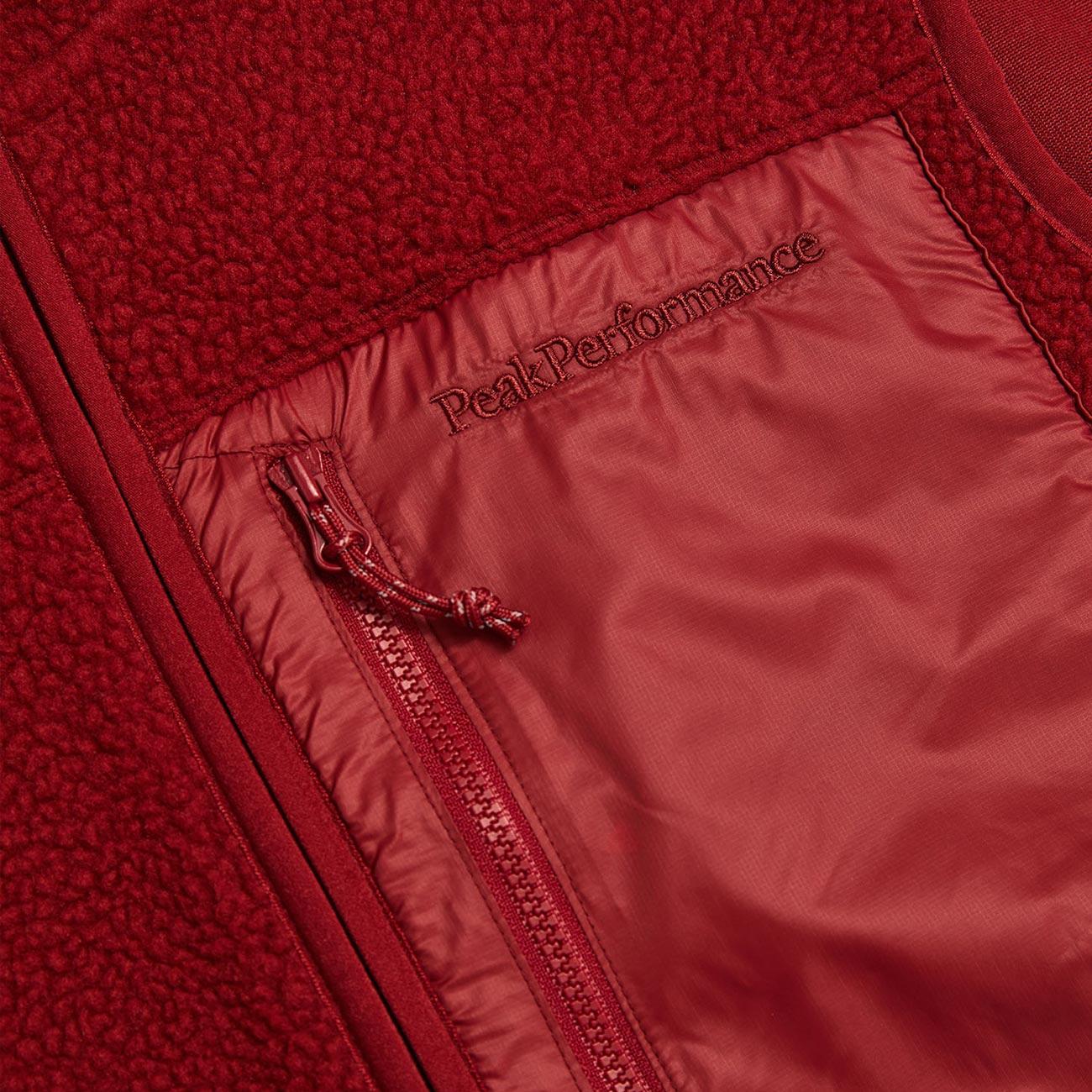 Gilet In Pile Uomo Sundried Tomato G79710 010 SUNDRIED TOMATO PEAK PERFORMANCE 