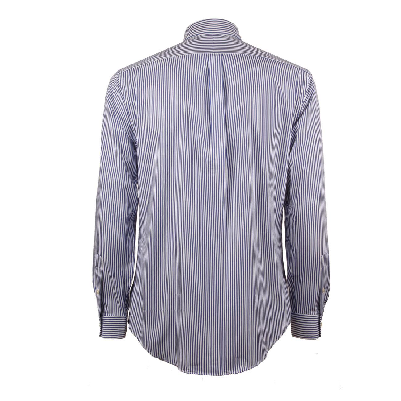 Camicia Popeline Slim Fit Uomo Blue White Bengal Stripes 710832480 008 BLUE/WHITEBENGAL STRIPES POLO RALPH LAUREN 