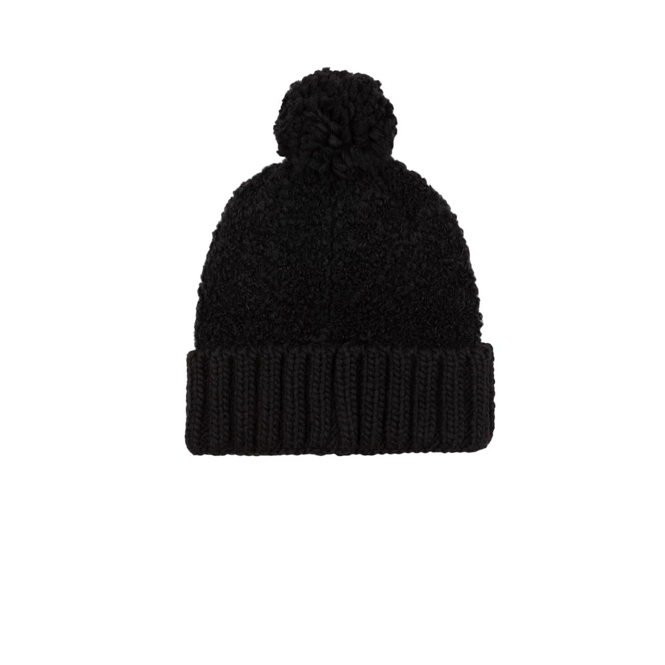 Berretto In Filato Boucle' Con Pompon Donna Nero 5029/5WJ 99 NERO COLMAR ORIGINALS 