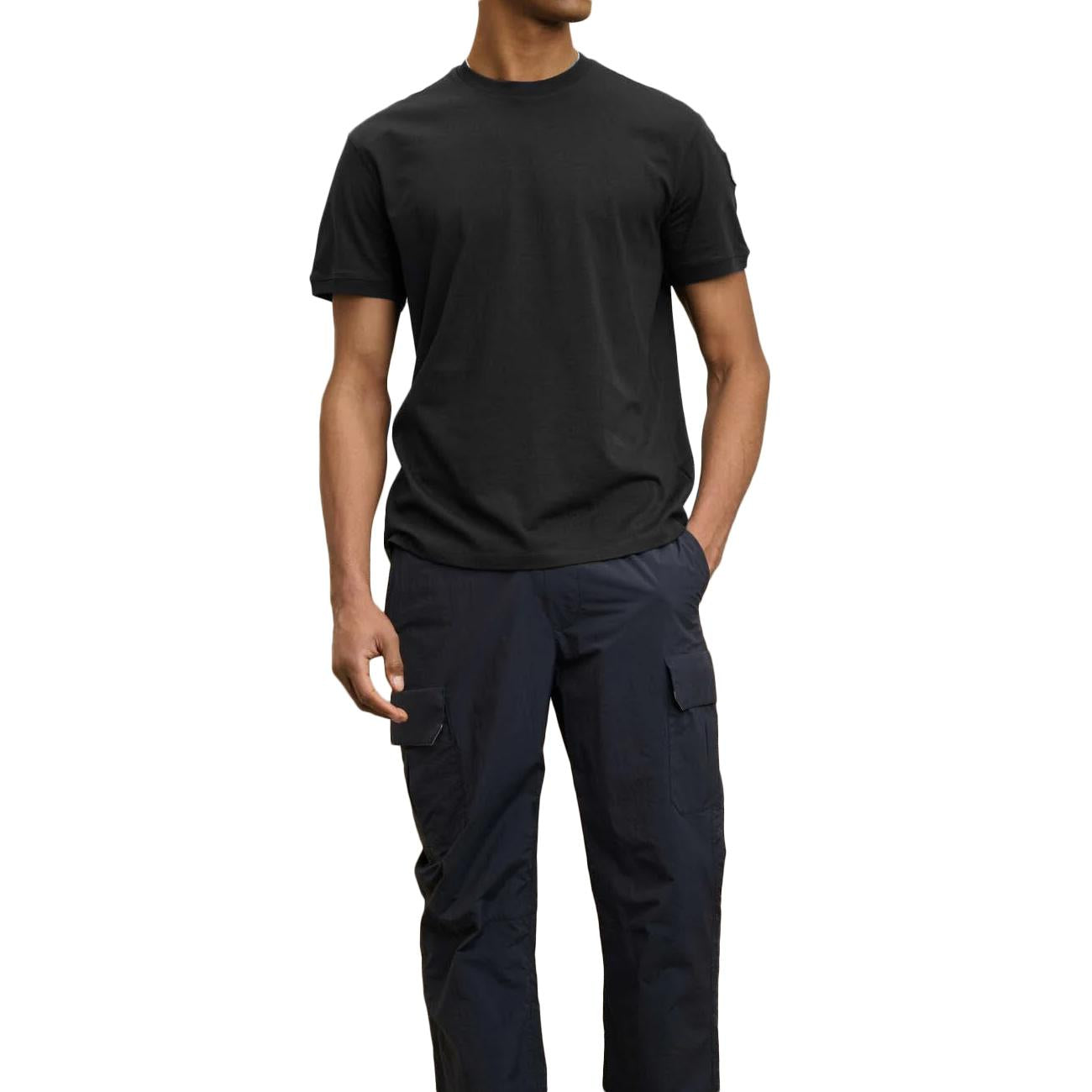 T-Shirt Girocollo Anthony 25SBLUH02275-007100 999 NERO BLAUER 